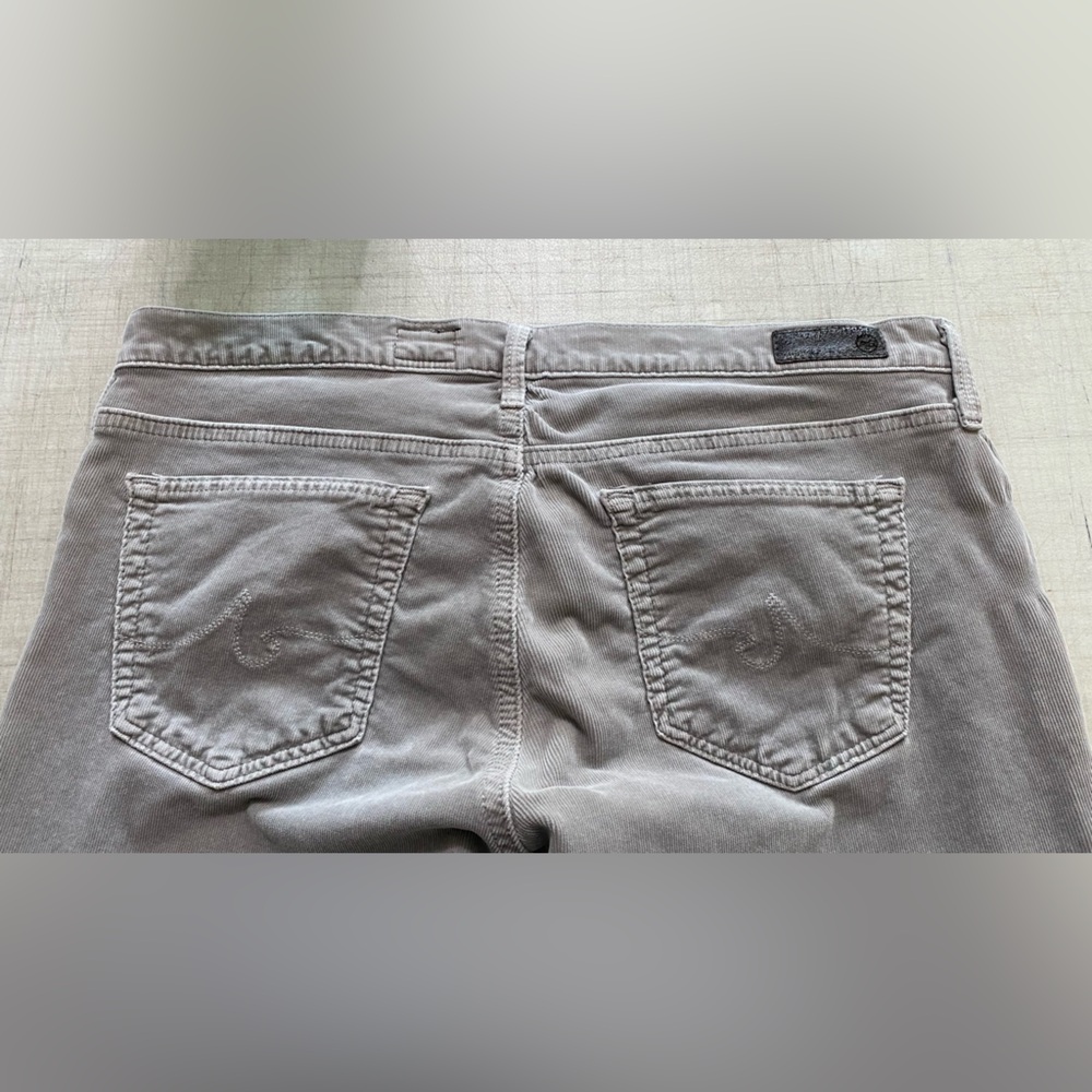 AG Adriano Goldschmied Men's Light Gray Slim corduroy 32 x 28 - Picture 7 of 8
